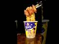 Cheesy Sausage Ramen Cup ASMR 🍜🧀 | No Talking #short
