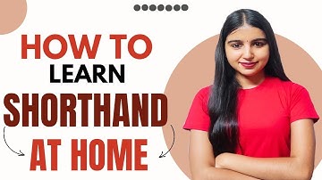 How to Learn Shorthand At home Like a Pro 🔥 | How to Learn Stenography At home with ease #shorthand