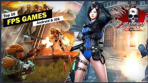 Top 10 BEST FPS Games iOS/Android 2023!  Offline/Online Fps Games