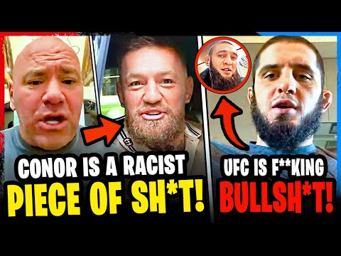 Conor McGregor EXPOSED for being RACIST, Islam Makhachev REACTS to BAD NEWS, Khamzat FIRES BACK