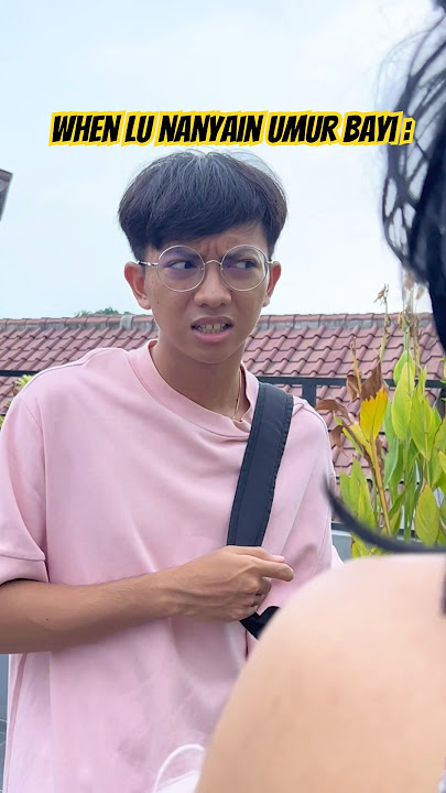Nyadar ga sih emak2 selalu jawab pake bulan/minggu tiap nanyain umur anaknya😭🙏🏻 #sptrakori_