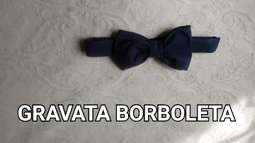 Qual a medida da gravata borboleta para adulto?
