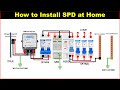 How to install surge protection device spd at home