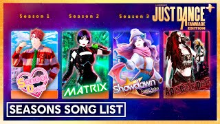 Just Dance+ Fanmade Edition 2024: Season 14 Song List | Menu & Characters