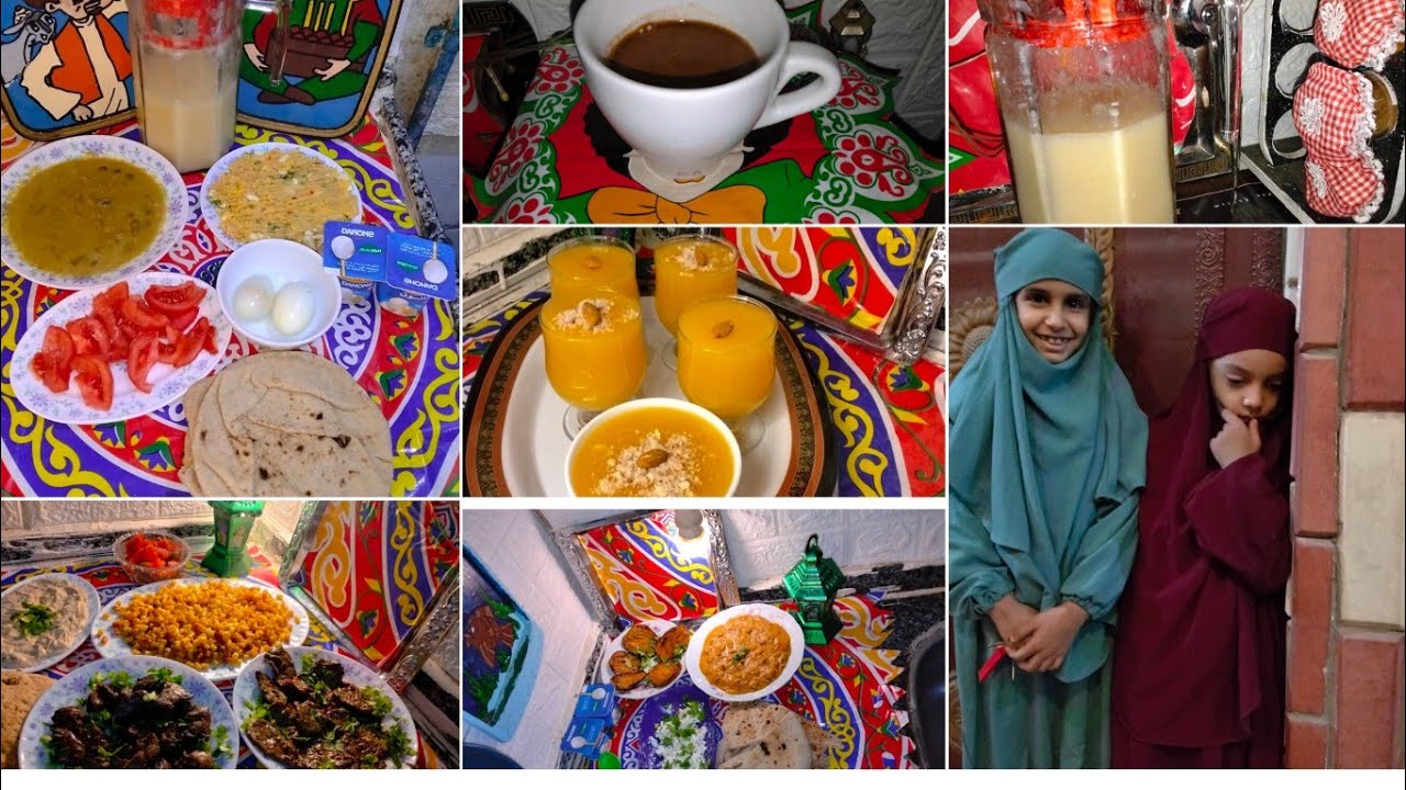 روتين رابع يوم رمضان من السحور للسحور وصلينا التراويح ف المسجد 