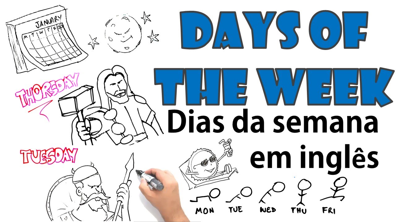 Days of the week in English: qual a origem dos dias da semana?