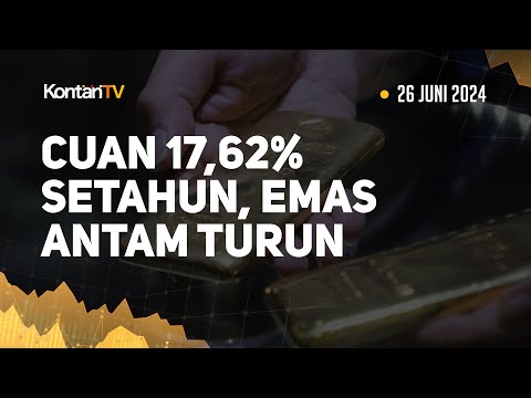 Cuan 17,62% Setahun, Harga Emas Antam Hari Ini Turun, Rabu 26 Juni 2024