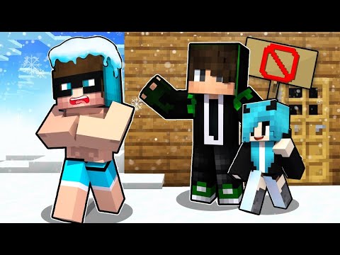 ABİŞİM BENİ EVDEN KOVDU 😭 Minecraft