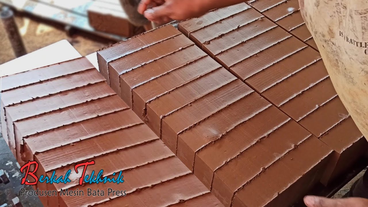 PENGUJIAN MESIN CETAK BATA MERAH PRES POTONG 10 SYSTEM ROTARY