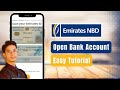 How to open emirates nbd bank account online 