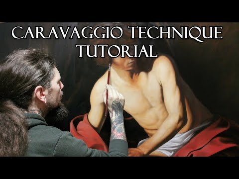 Caravaggio Technique Tutorial  St John the Baptist