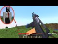 Large Speakerman vs Different TaCZ guns in Minecraft