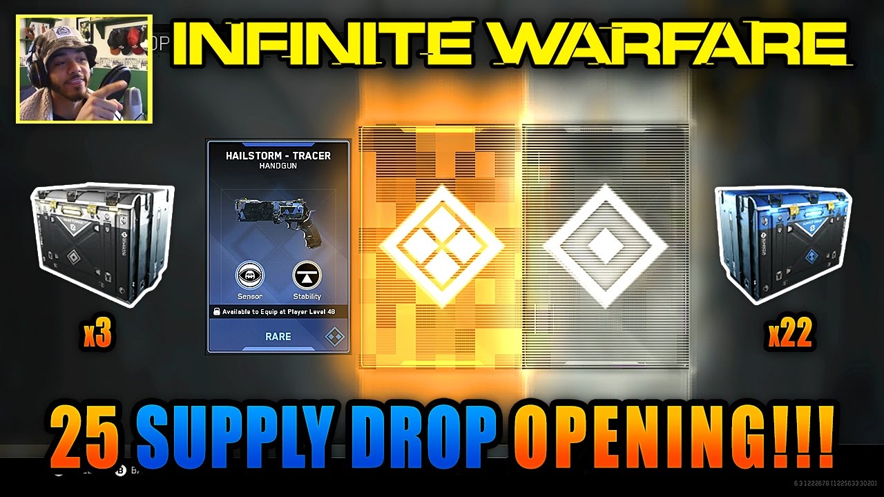 First Time Opening Supply Drops in Infinite Warfare! | 25 (Rare) Supply Drops Opening [CoD: IW]