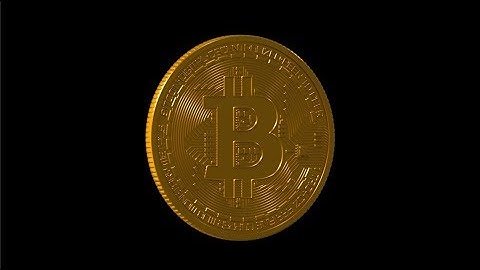 3D Gold Bitcoin Animation Video