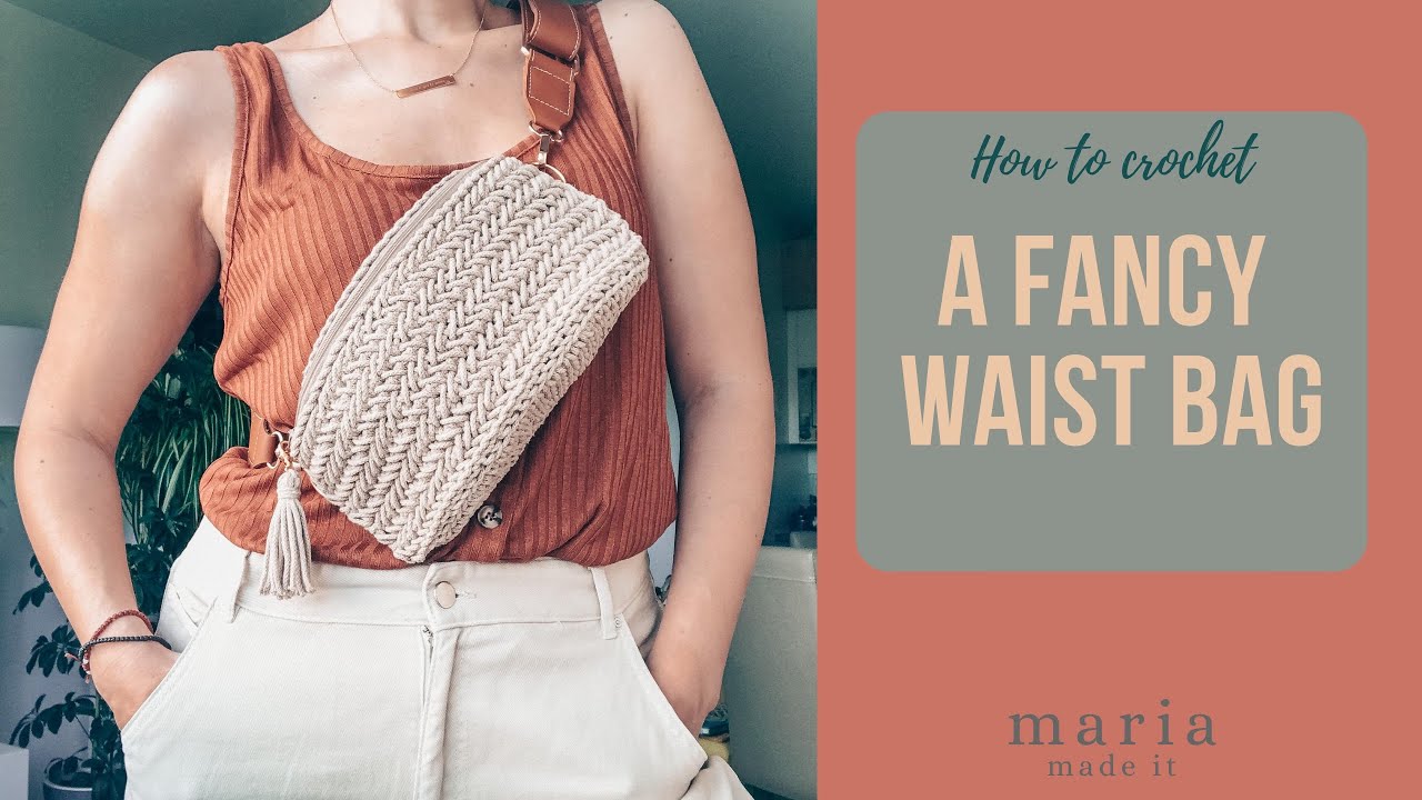 Πλεκτό Μοντέρνο Τσαντάκι Μέσης.