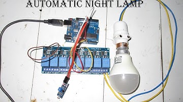 AUTOMATIC NIGHT LAMP USING ARDUINO
