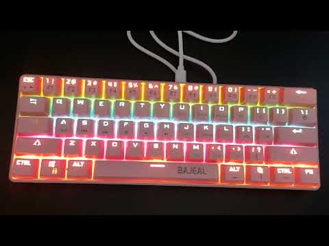Mechanical Keyboard G101 61Key Pink