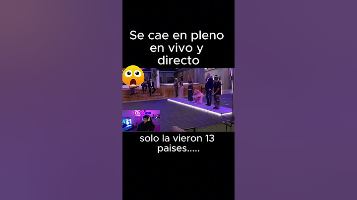 se cae en pleno en vivo y directo ,en la casa de los famosos.