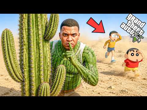 Franklin Turned Into a Cactus! Hide & Seek Gone Wrong! (Gta5 বাংলা)