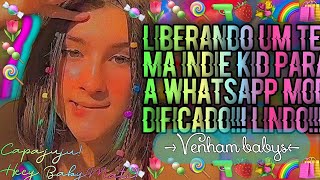 ↬🍓”Liberando um tema indie kid para WhatsApp! screenshot 4
