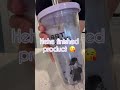 Taro boba slushie 