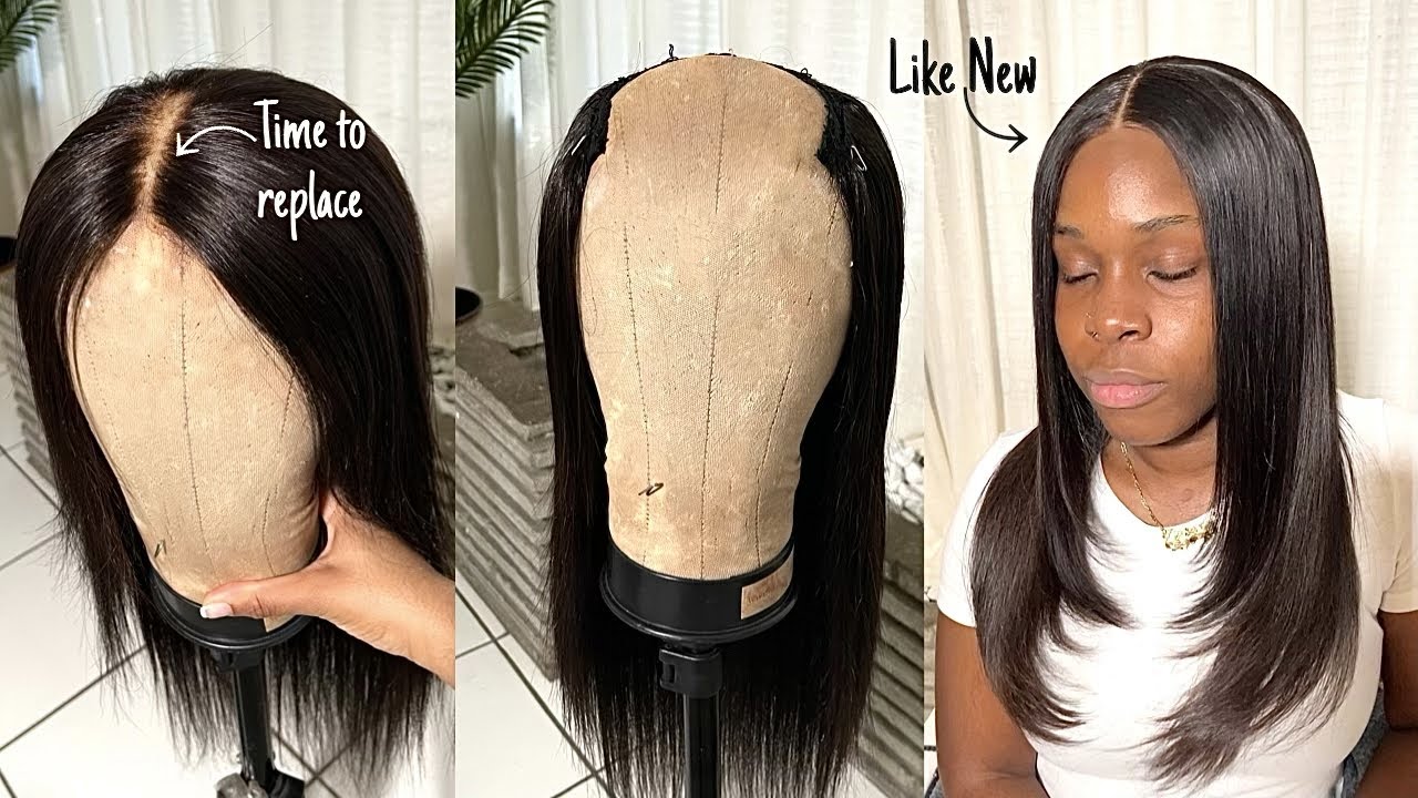 Start to Finish Lace Closure replacement on a wig + how to bleach knots, pluck & style