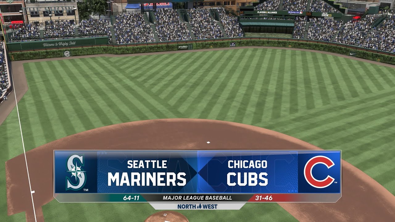 Seattle Mariners (64-11) @ Chicago Cubs (31-46) | Regular Season [#76] | MLB The Show 25