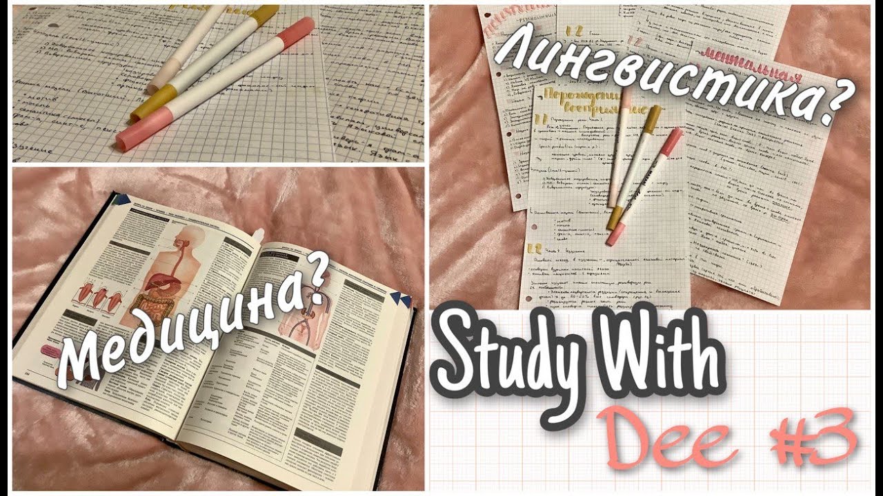 STUDY WITH DEE#3 | ИЗУЧАЮ ПСИХОЛИНГВИСТИКУ (EP. 1) | Учебные Будни На Каникулах