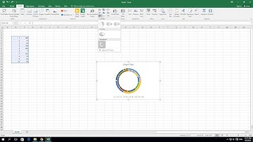 How to create a Donut Chart in excel 2016