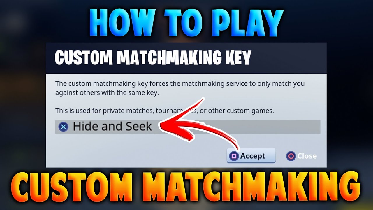Live matchmaking keys