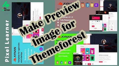 How To Make Preview Image for Themeforest | Envato Preview Image with Photoshop 2022
