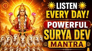 ☀️ Listen Every Day! Powerful Surya Dev Mantra for Light, Strength & Positivity 🙏#trending #viral 