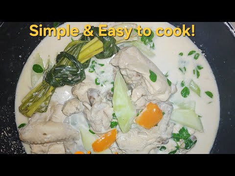 A Filipino dish that you can't resist! Ginataang Manok | Momshie Bhing Kitchen
