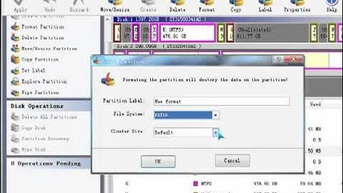 How to format partition---- MiniTool Partition Wizard