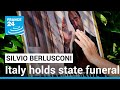 Italy holds state funeral for ex-PM and billionaire tycoon Silvio Berlusconi • FRANCE 24 English