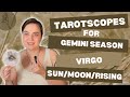 Tarotscopes for Gemini Season: Virgo Sun/Moon/Rising
