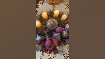 Advent Wreath #Hope #Faith #Joy #Peace
