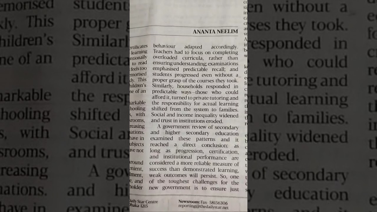 education system must be built on proficiency, not pass rates 