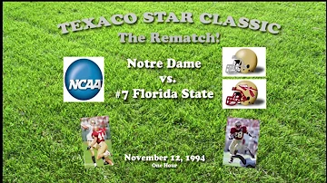 1994 Notre Dame vs  Florida State One Hour