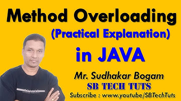 Method Overloading in Java | Method Overloading (Practical Explanation) | Java Programming