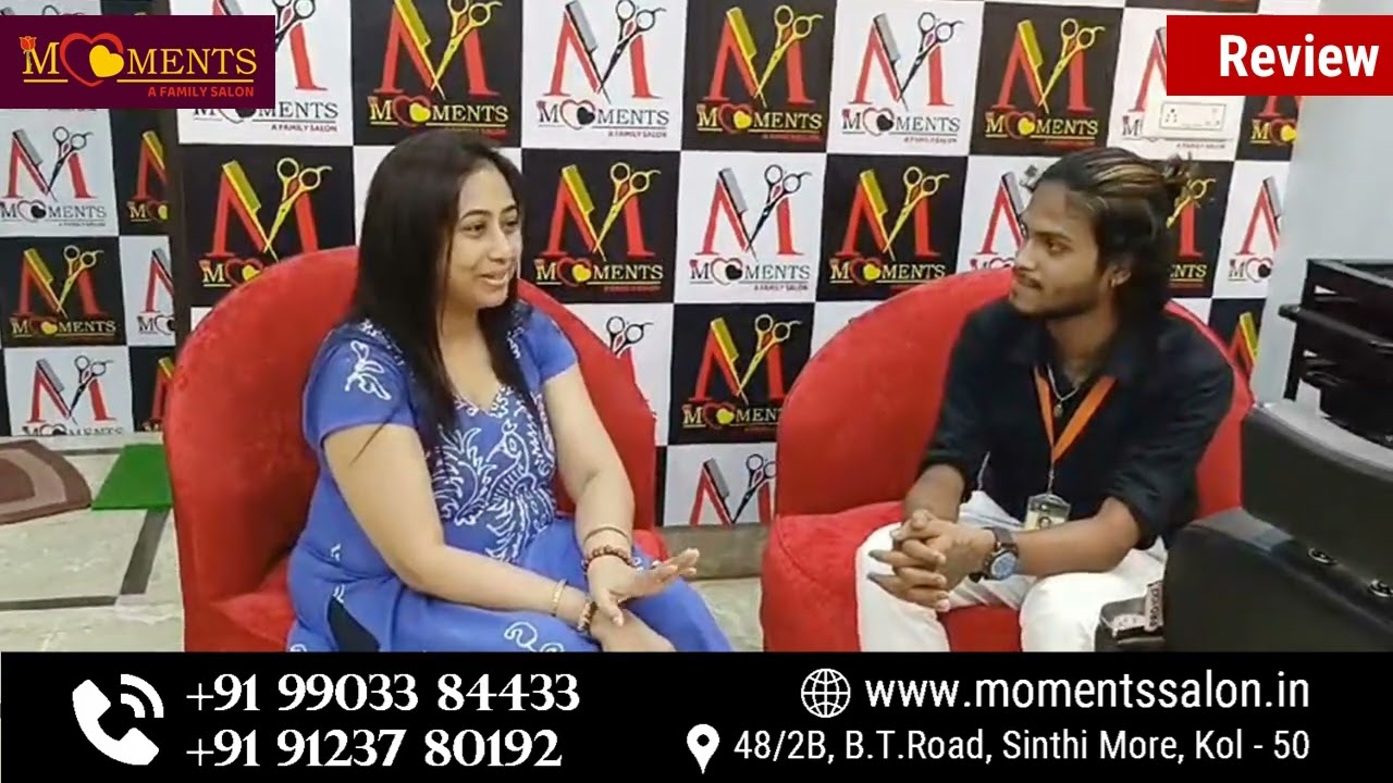 #momentsfamilysalon | #customerreview #review #reaction | Review of our valuable customer | Salon