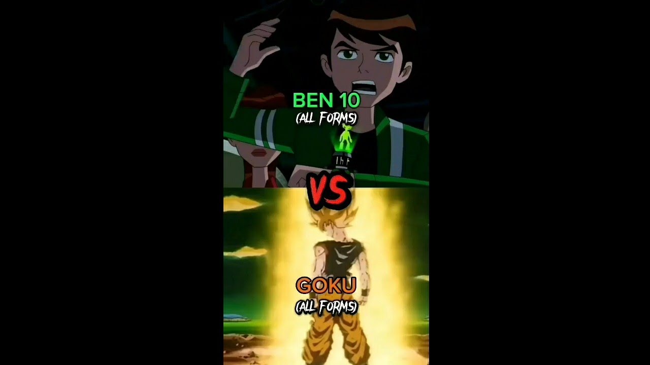 Ben 10 (All Forms) VS Goku (All Forms) #ben10 #dragonball #anime #cartoonnetwork #thepoisonprince