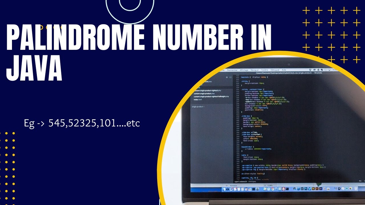 Check Palindrome Number in Java | Expand Knowledge - YouTube