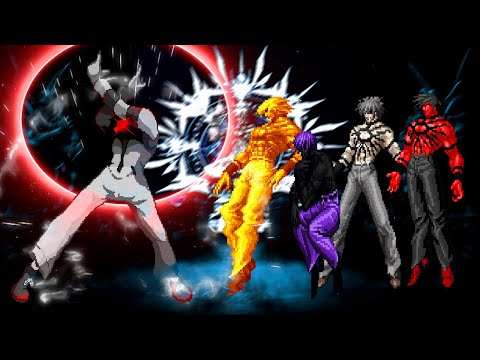 Kof Mugen Dark Donald VS Hyper Orochi Team 
