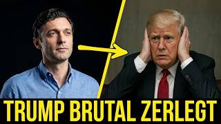 Trump embarrassed: How coolly Senator Ossoff took the US President apart!