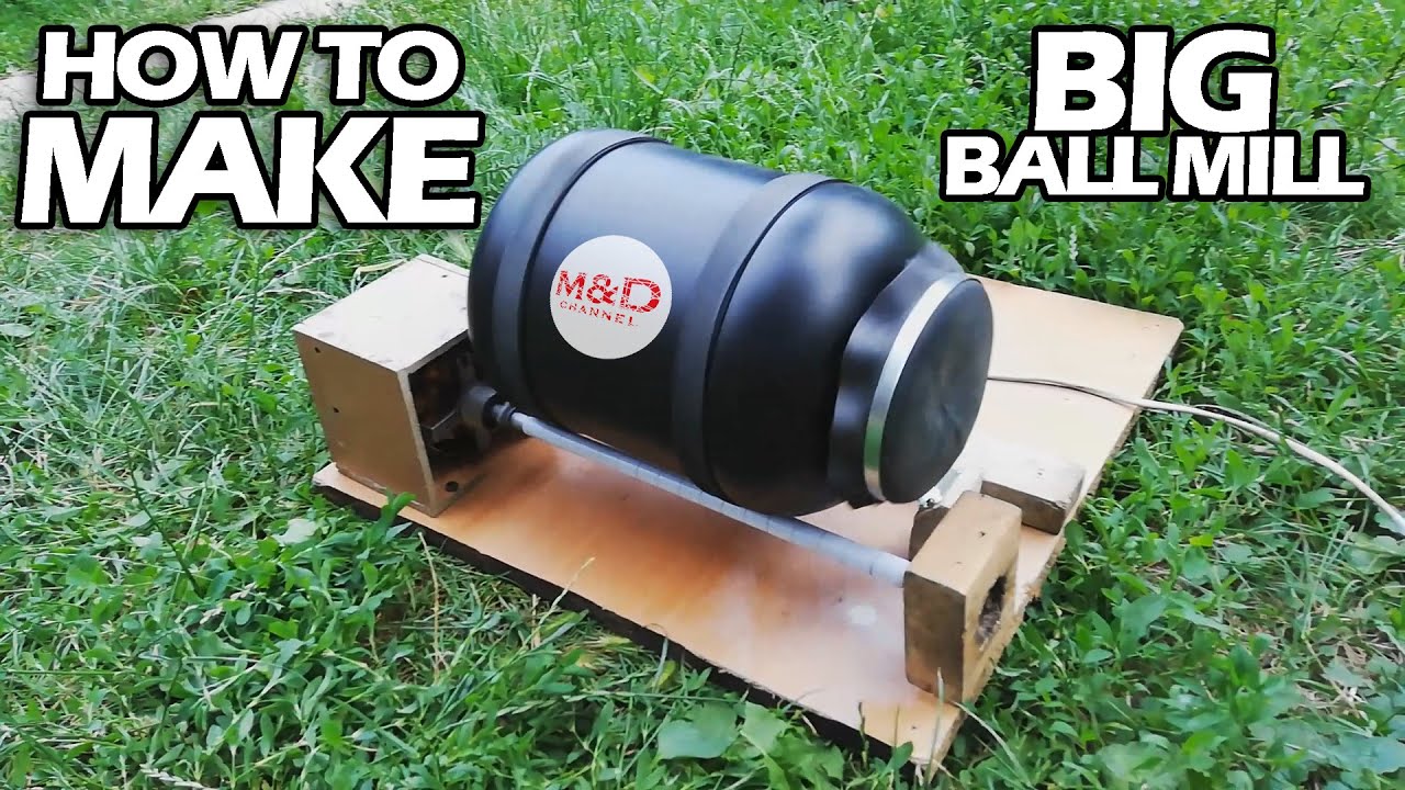 HOW TO MAKE a BALL MILL - Tips, DIY, Prices, Where to get parts!