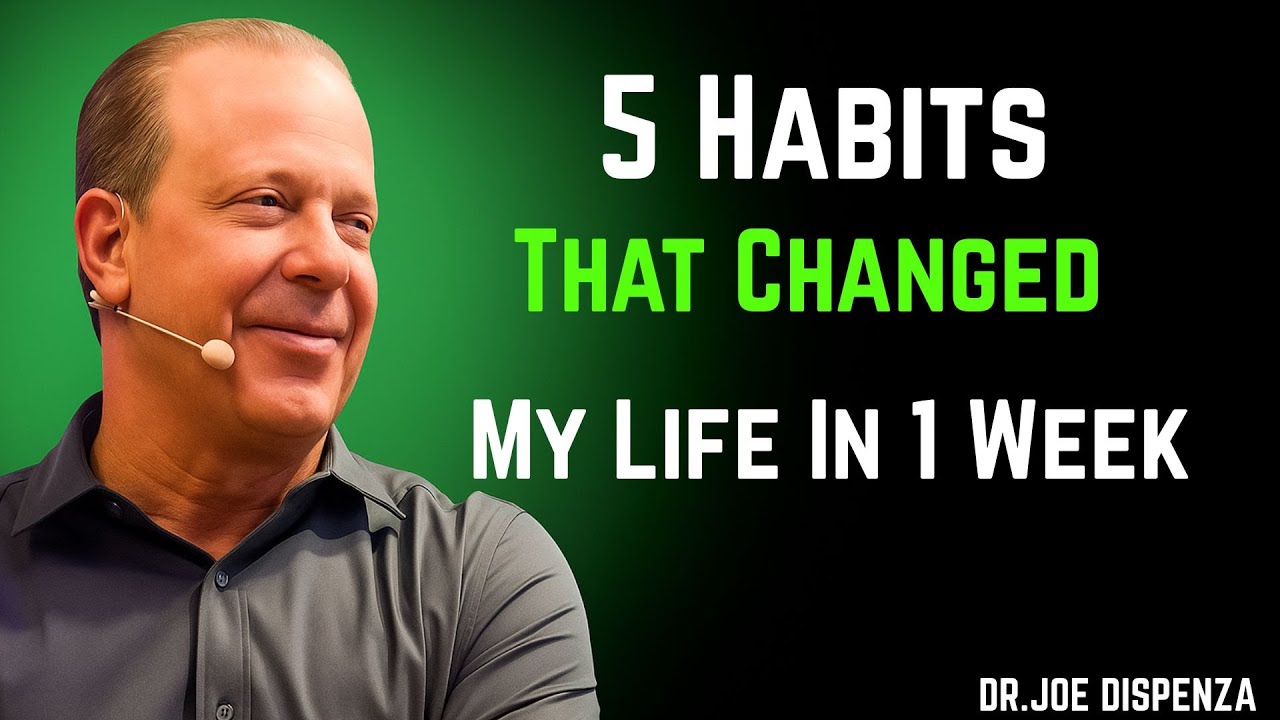 5 Habits That Changed My Life In 1 Week - YouTube
