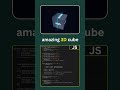 3d cube using html and css | @Code-কথা