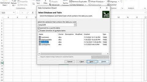 Create Pivot report in Excel by connecting SQL Server