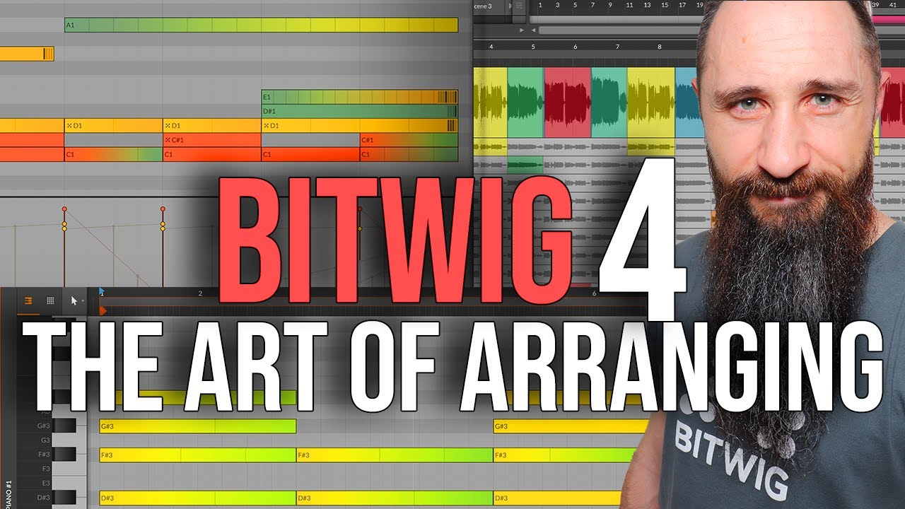 Bitwig 4 - The Art Of Arranging - Free Project Entirely Bitwig - YouTube